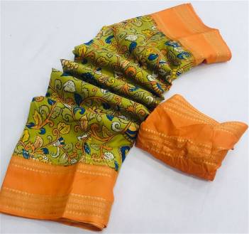 PATTU SILK BY RAJYOG SOFT PRINTED SILK SAREE WHOLESALER IN INDIA